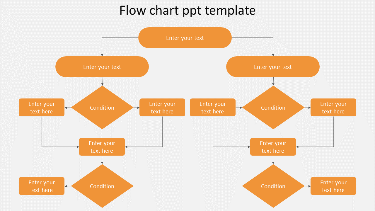 Simple Flow Chart PPT Template